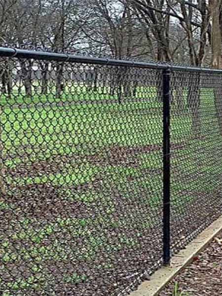 Chain link fence